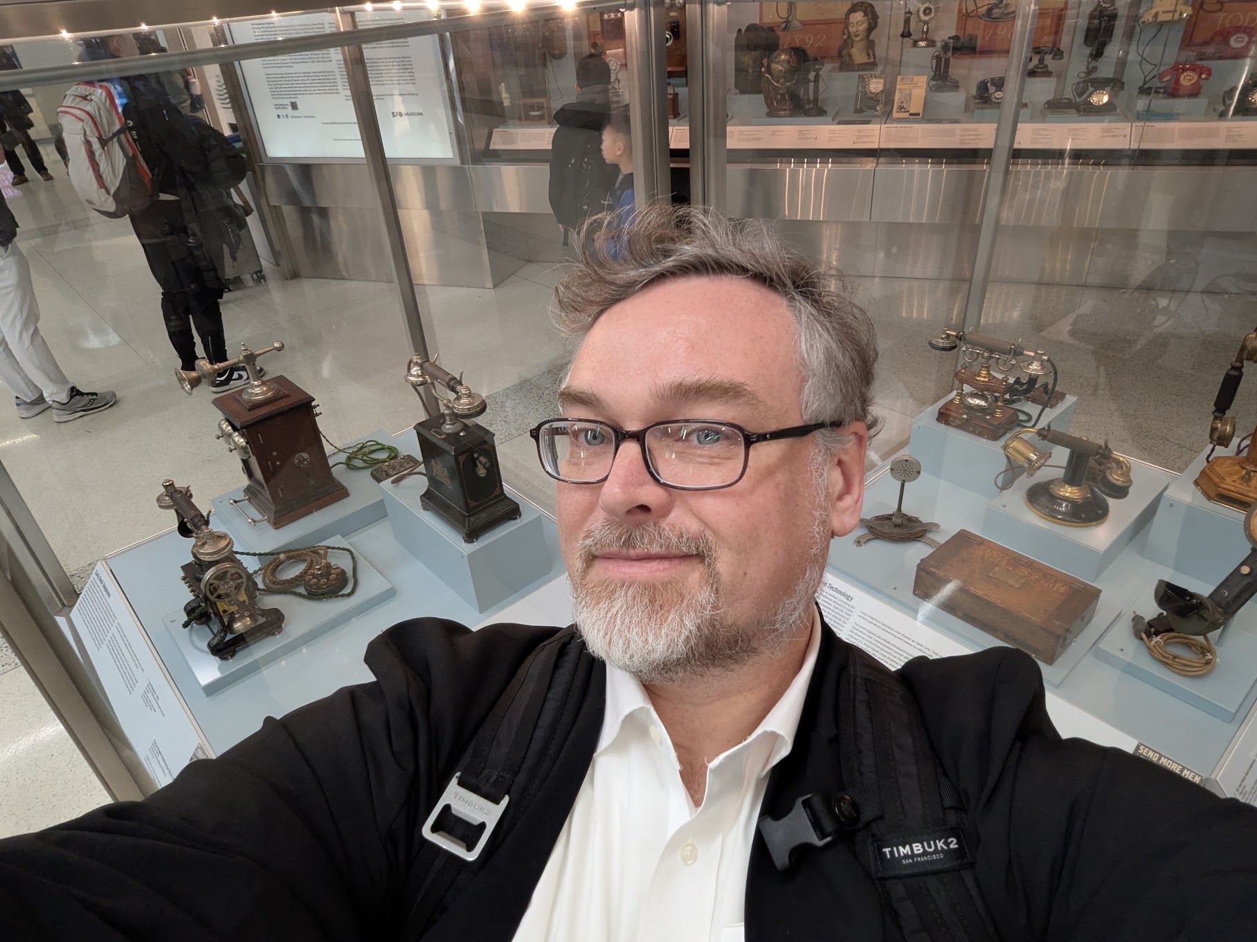 Pehr with too many telephones